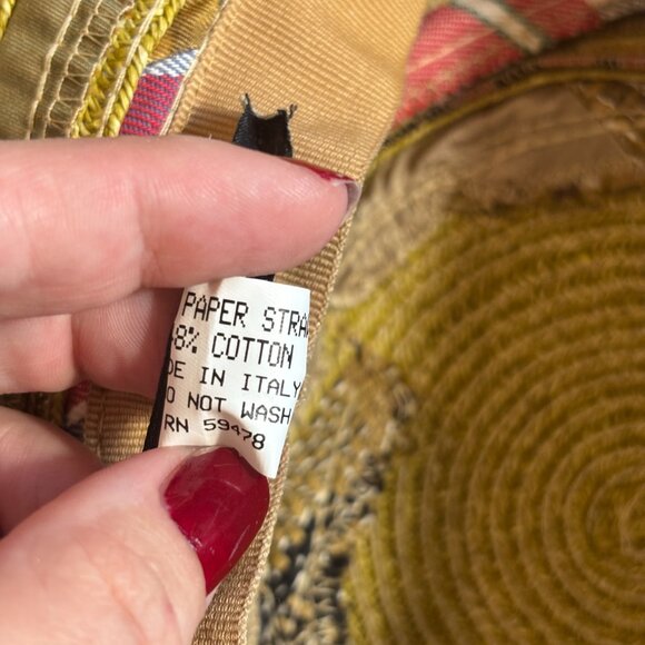 Daniele Meucci Multicolor Striped Bucket Hat – Made in Italy main image 4
